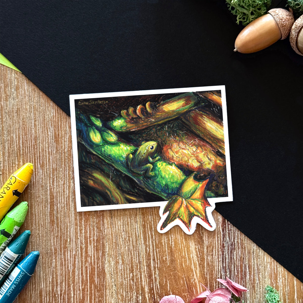Sticker: Frog in the Forest