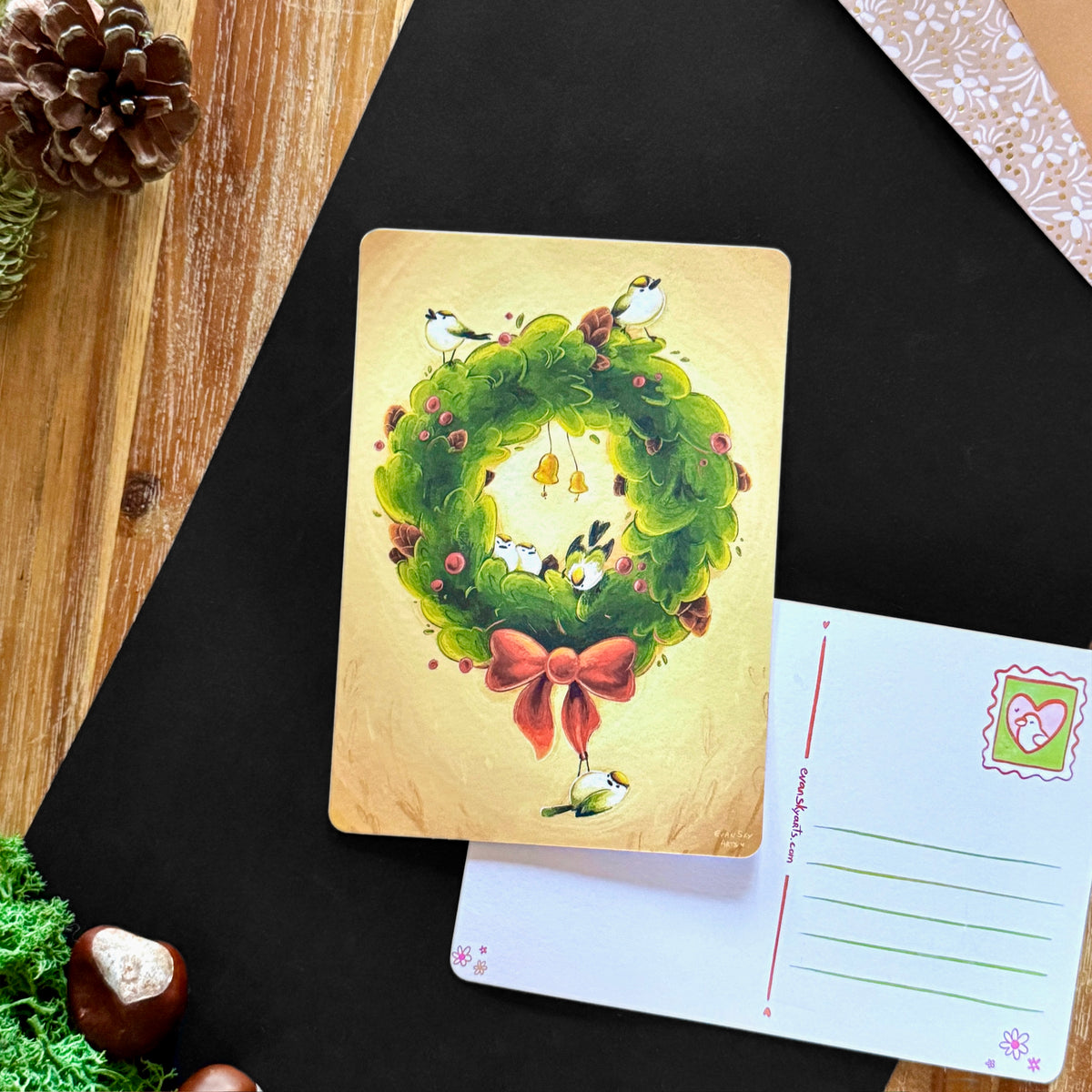 « Jingle Bell Mayhem » Postcard