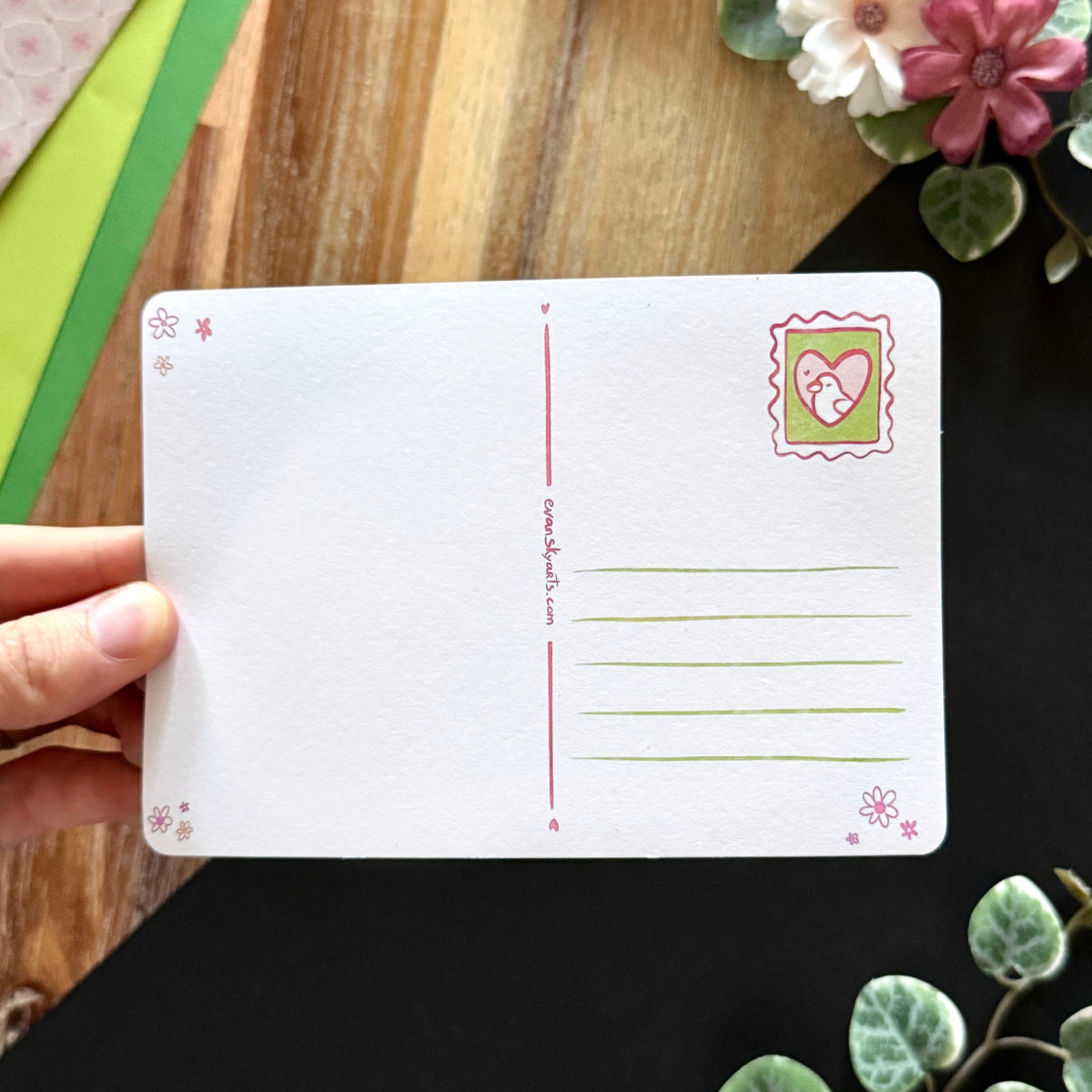 « Hors la L’Oie » Postcard
