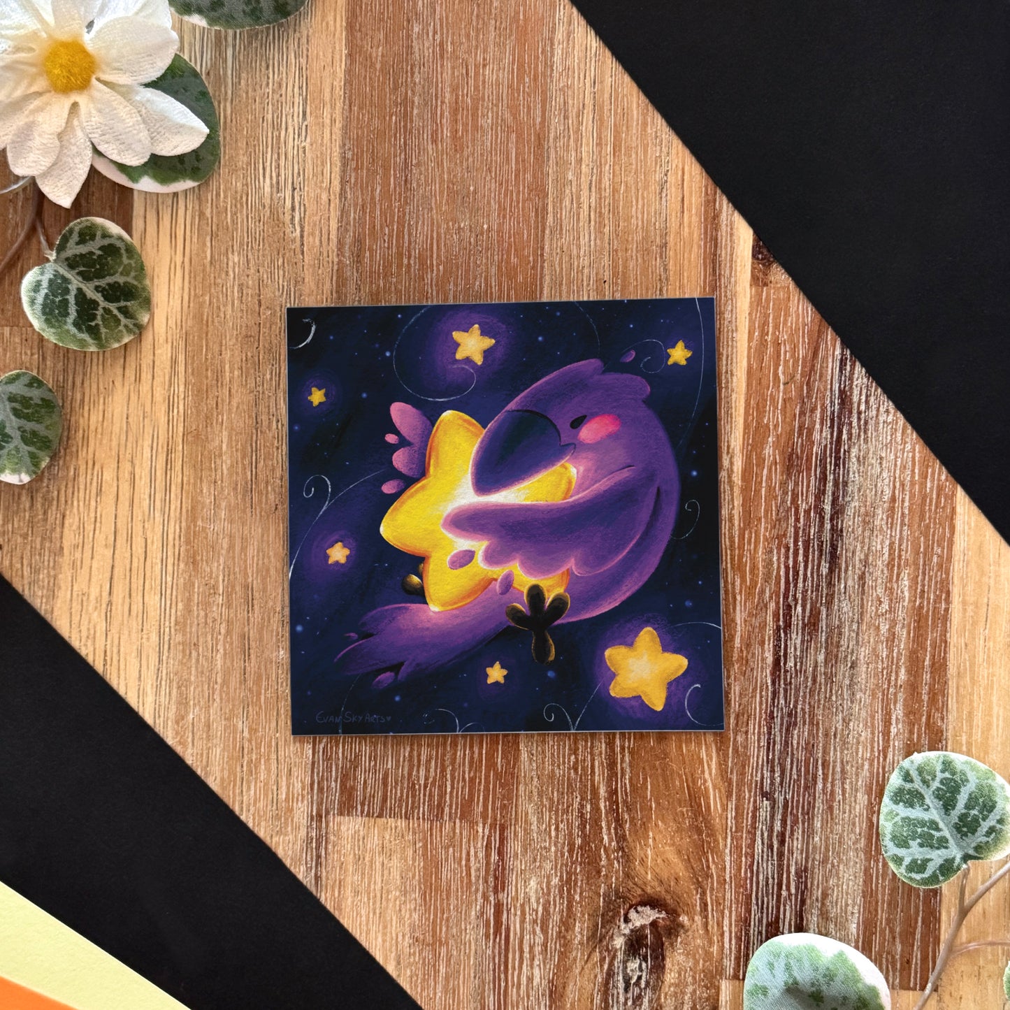 « Celestial Raven » Mini Print