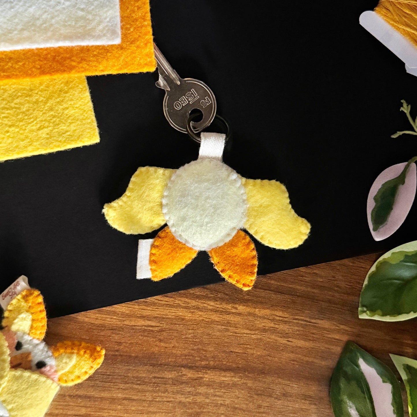 Honduran White Bat Keychain