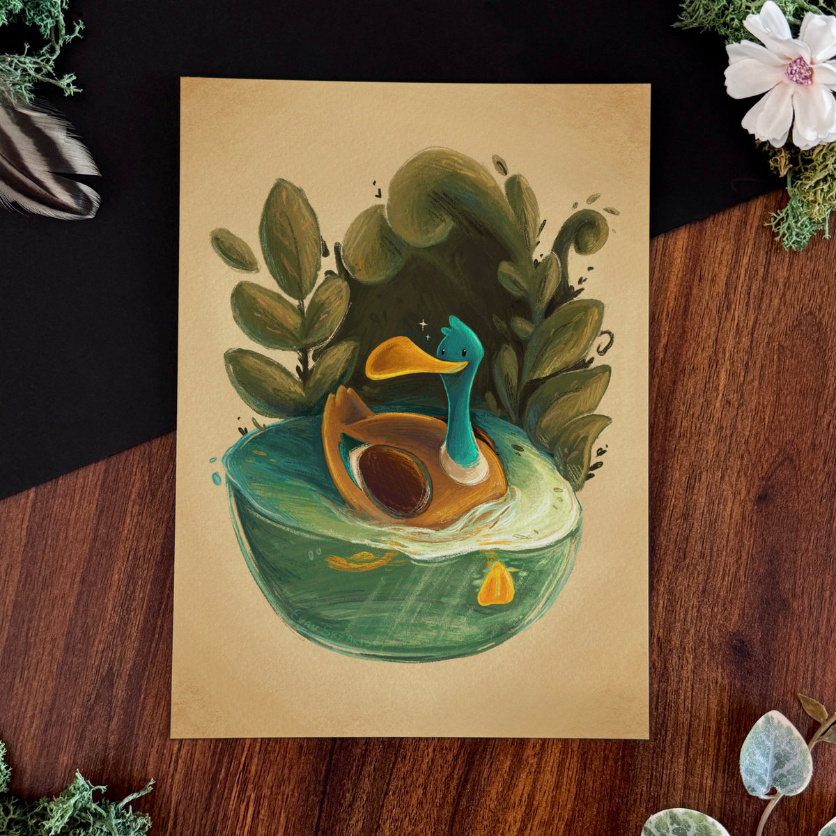 « Happy Paddling» Print