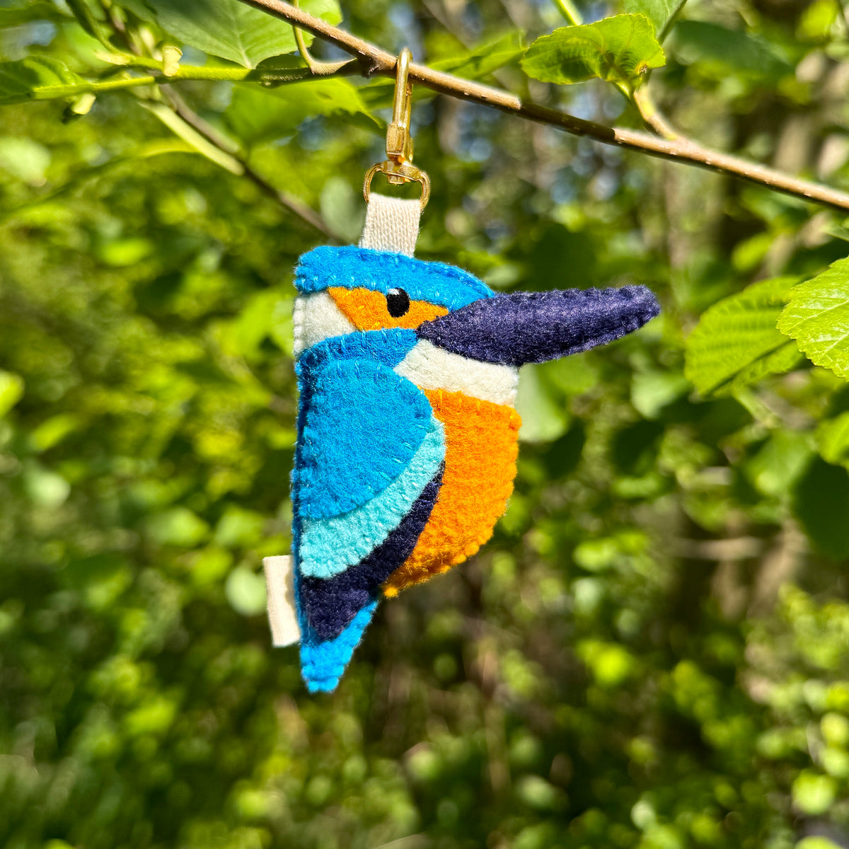 Common Kingfisher Bag Charm