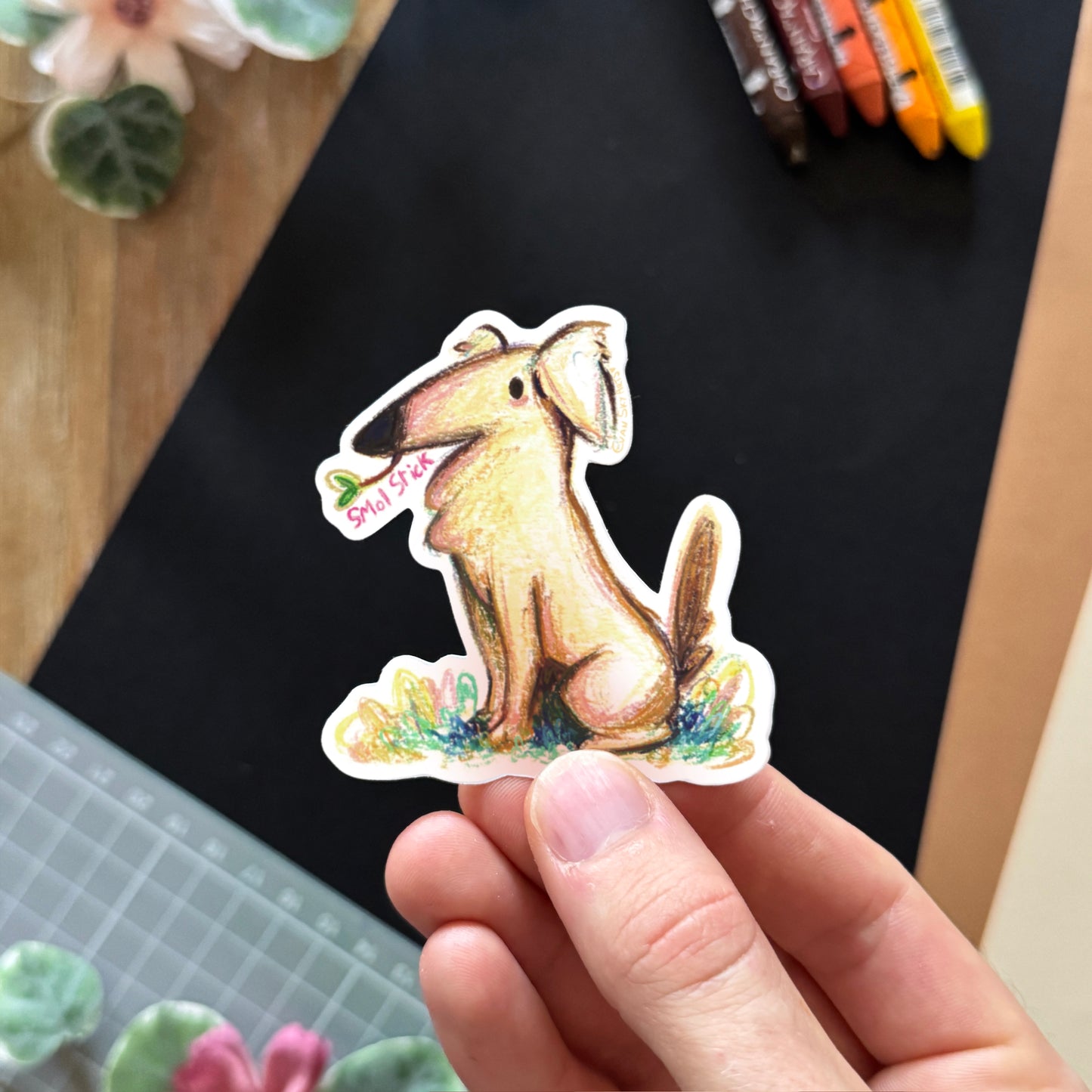 Dogs with Stick(er)s