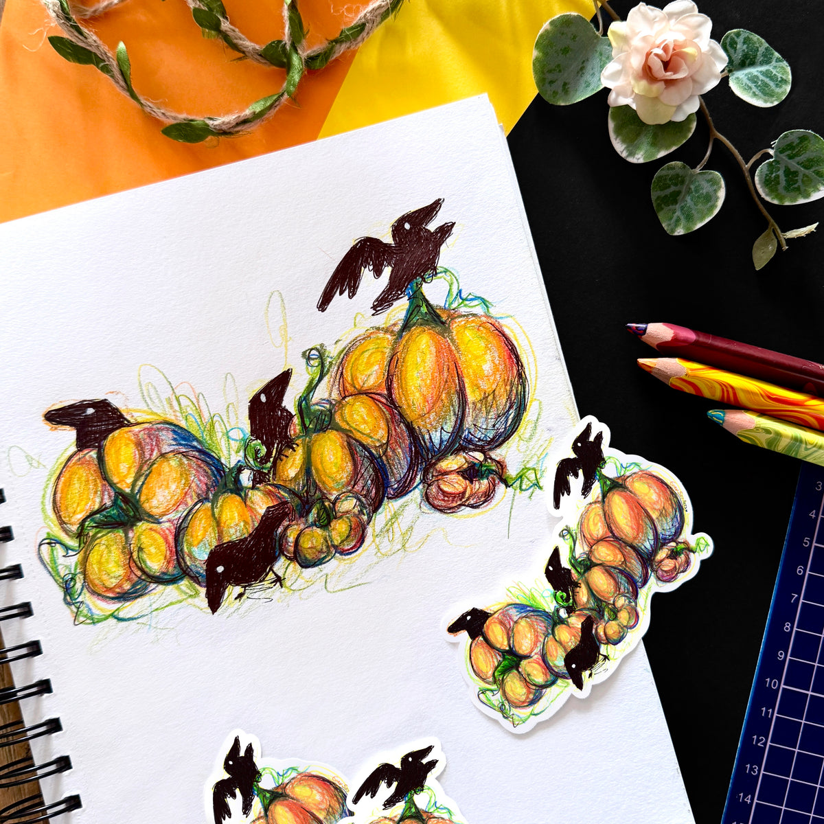 Sticker: Pumpkin Patch Kids