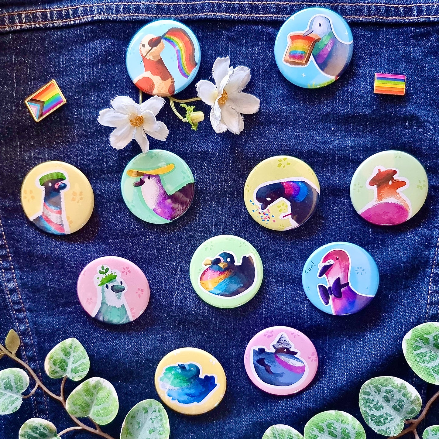 « Pride Pigeons » Badges