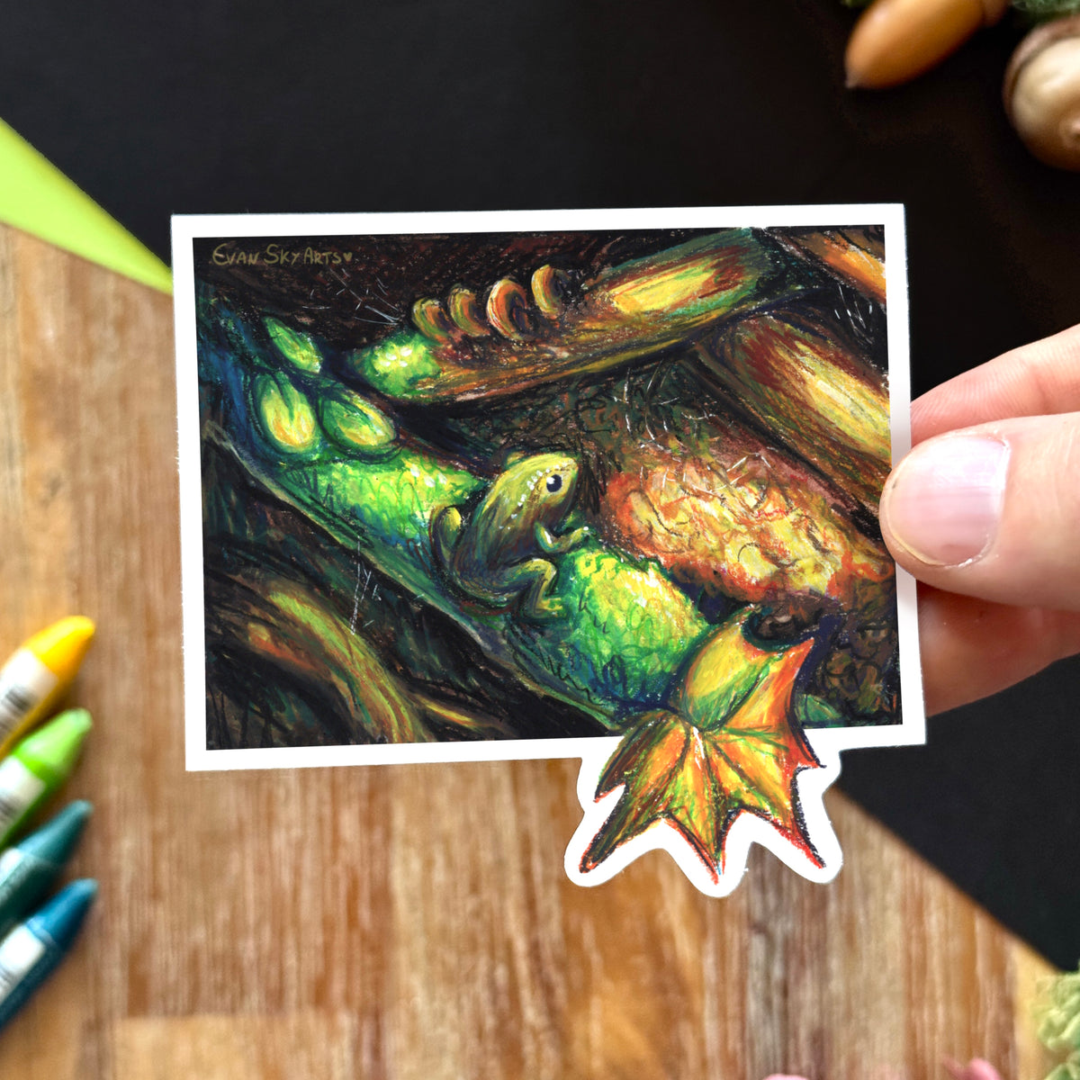 Sticker: Frog in the Forest