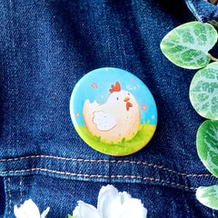 Badges « Poule Blanche »