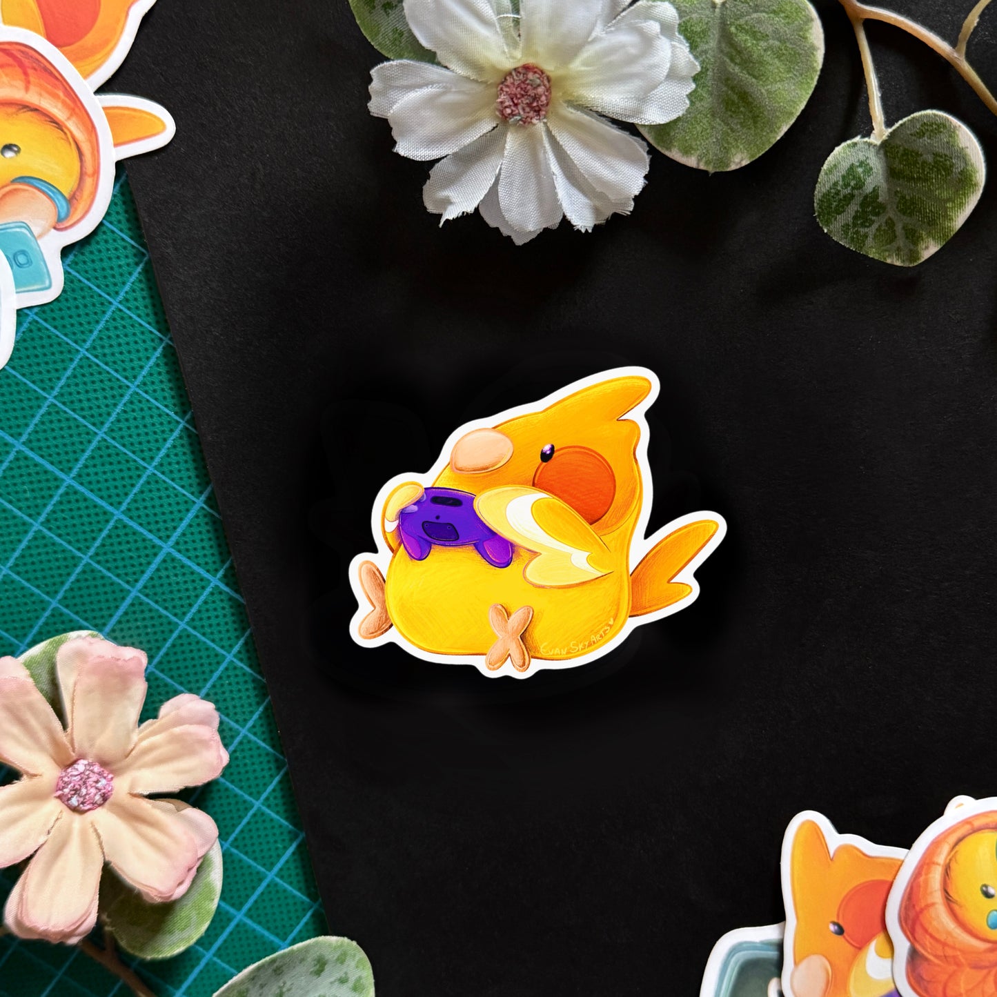 Stickers: Oiseaux Gamers