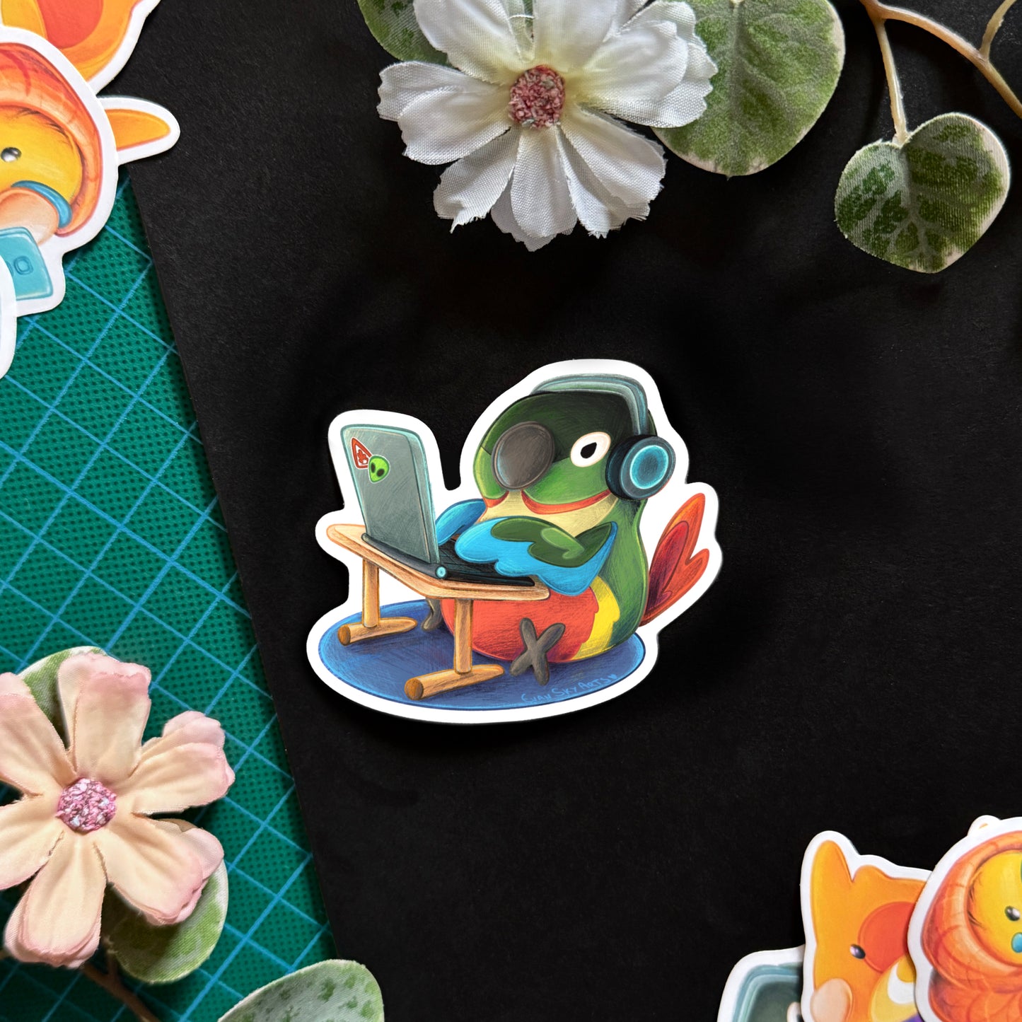 Stickers: Oiseaux Gamers