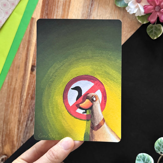 « Hors la L’Oie » Postcard