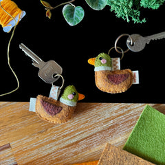 Mallard Duck Keychain