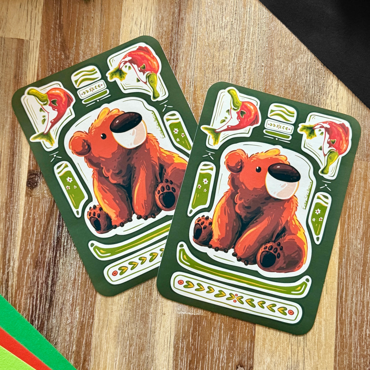 Sticker Sheet: A Beary Good Life