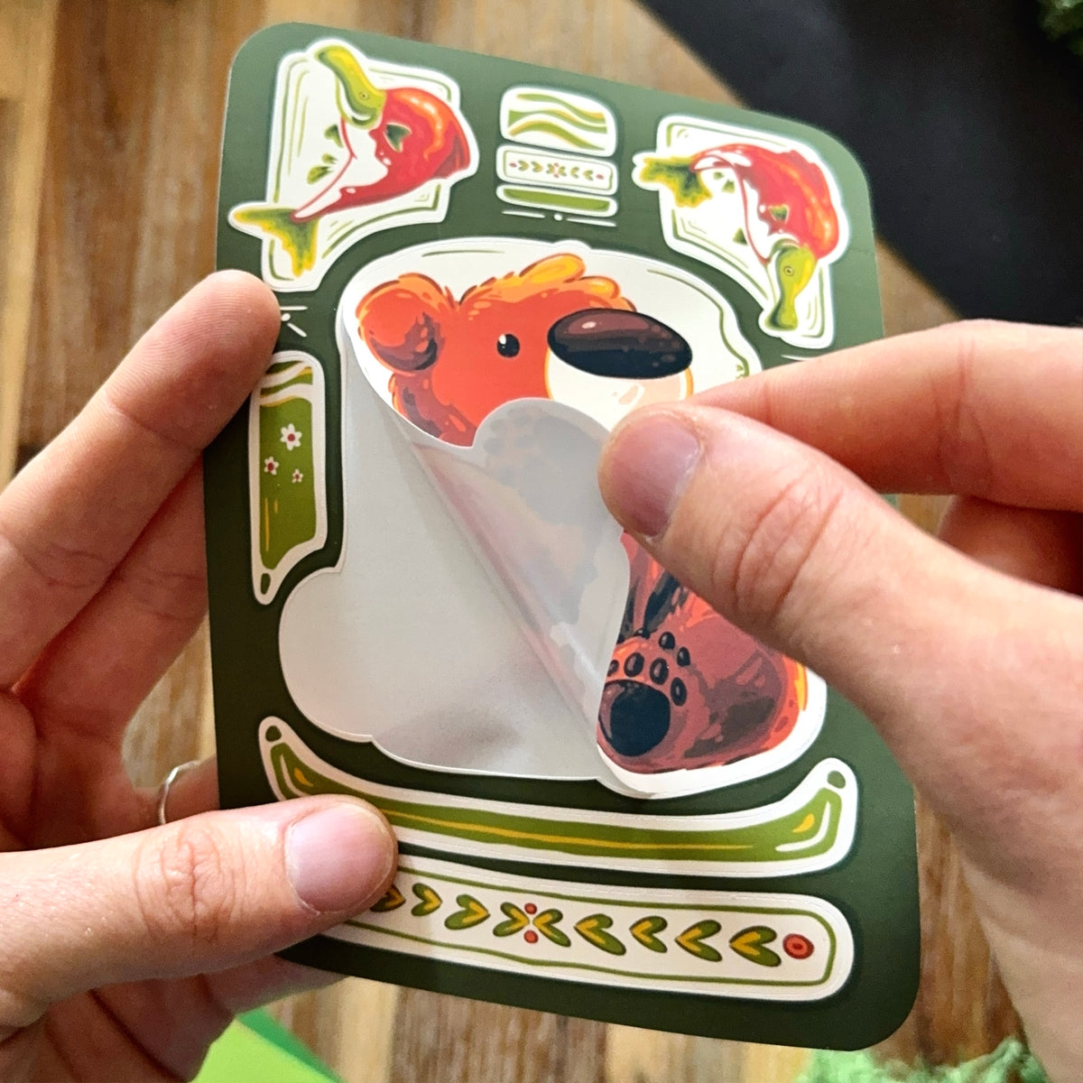 Sticker Sheet: A Beary Good Life