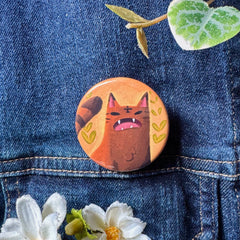 Badge « Chat Rayé »