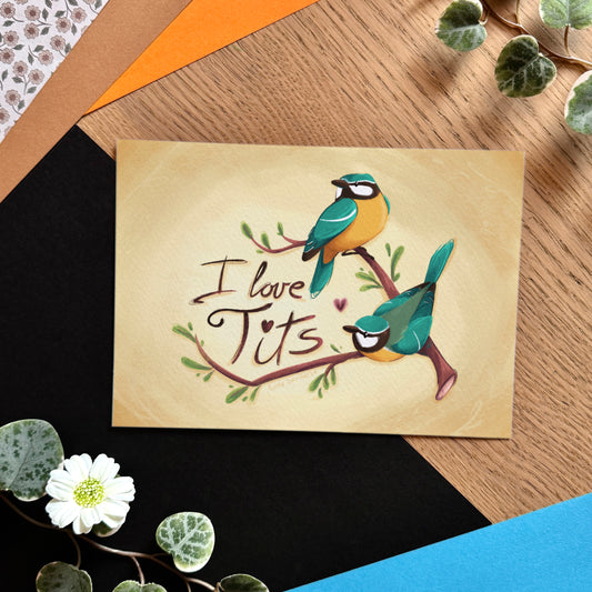 « I Love Tits » Print