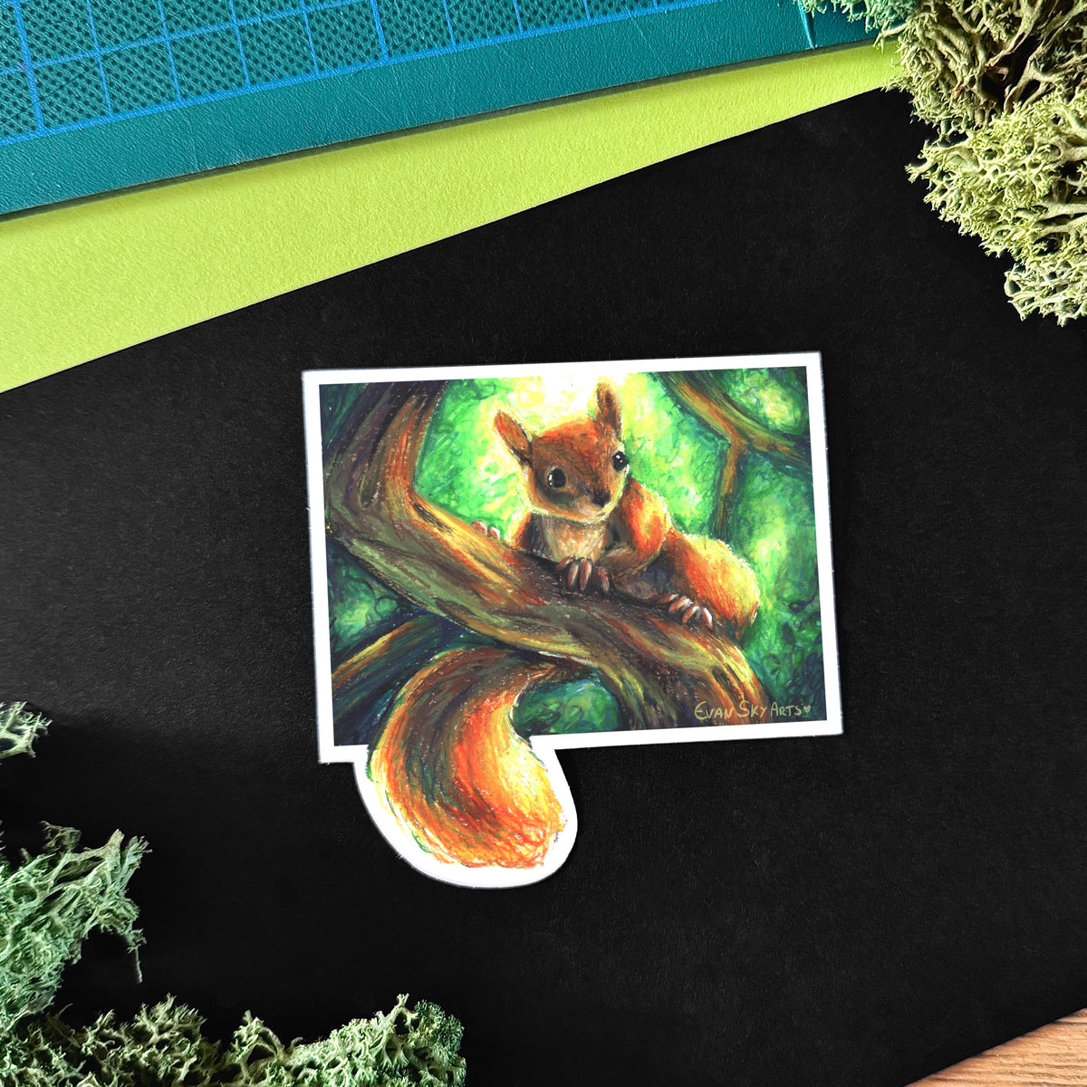 Sticker: Squirrel in the park