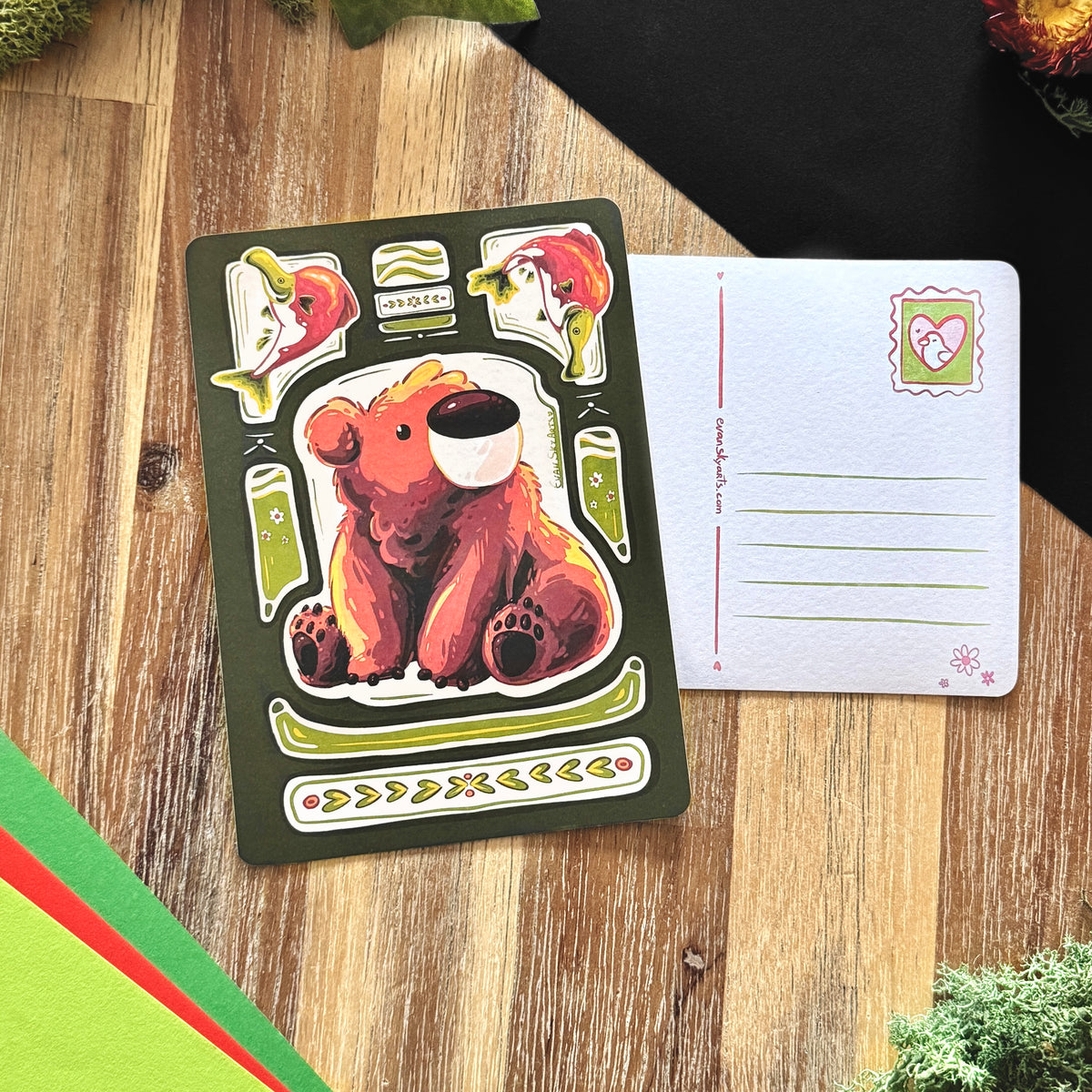 « A Beary Good Life » Postcard