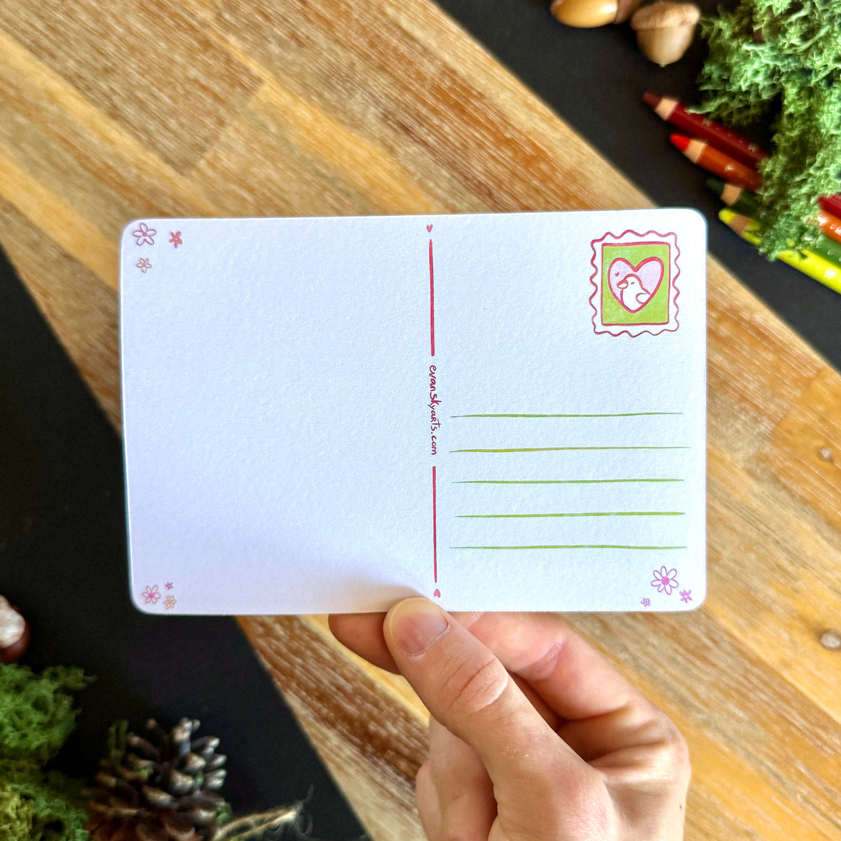 « Fallen Foliage » Postcard