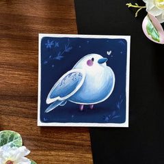 Mini-Print « Oiseau Porcelaine »