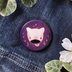 Badge « Chien » (Violet)