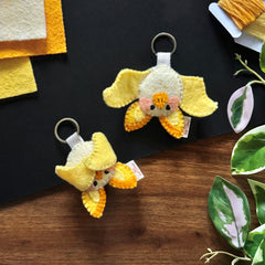 Honduran White Bat Keychain