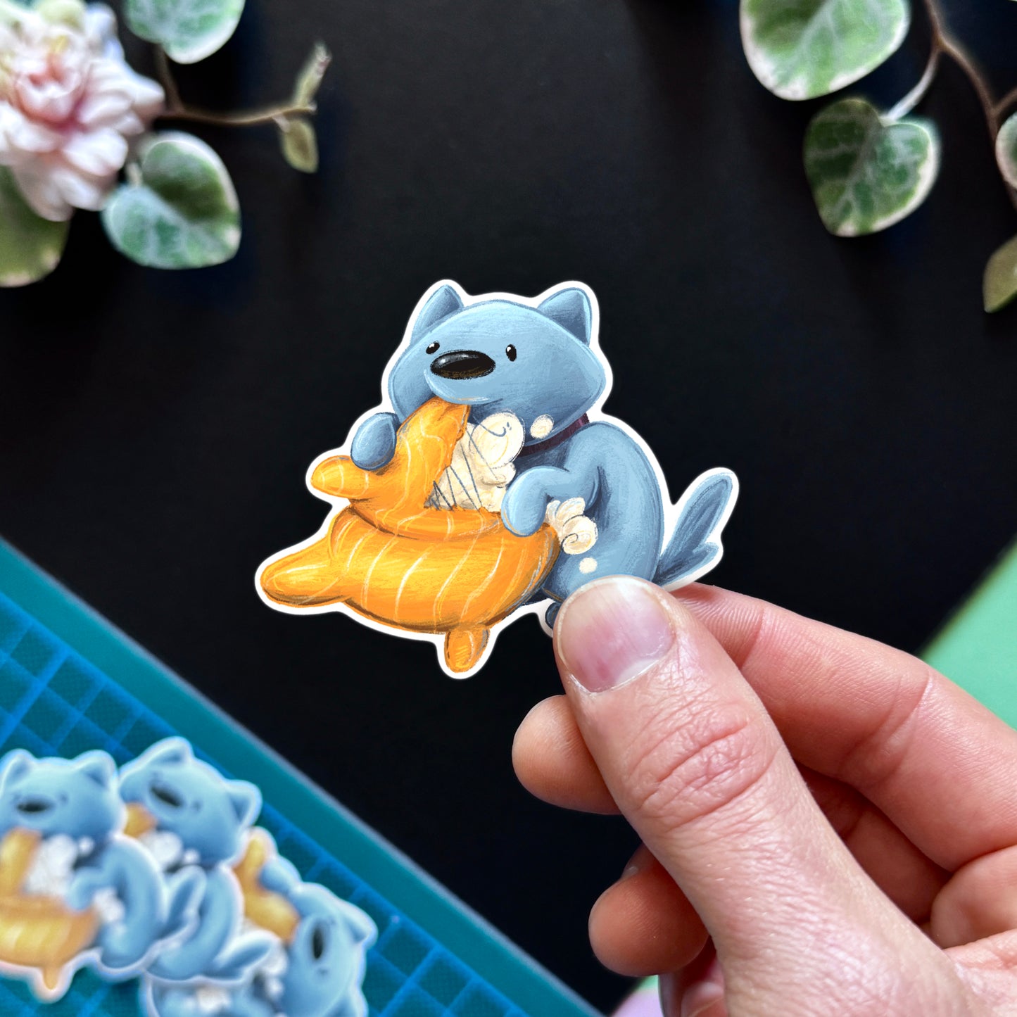 Complementary dogs Stickers
