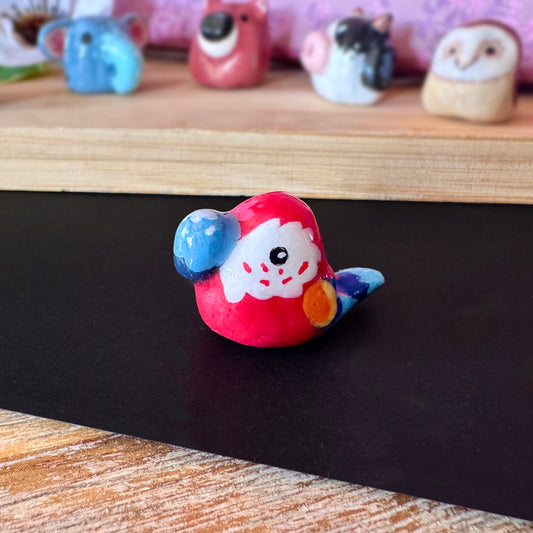Scarlet Macaw Figurine