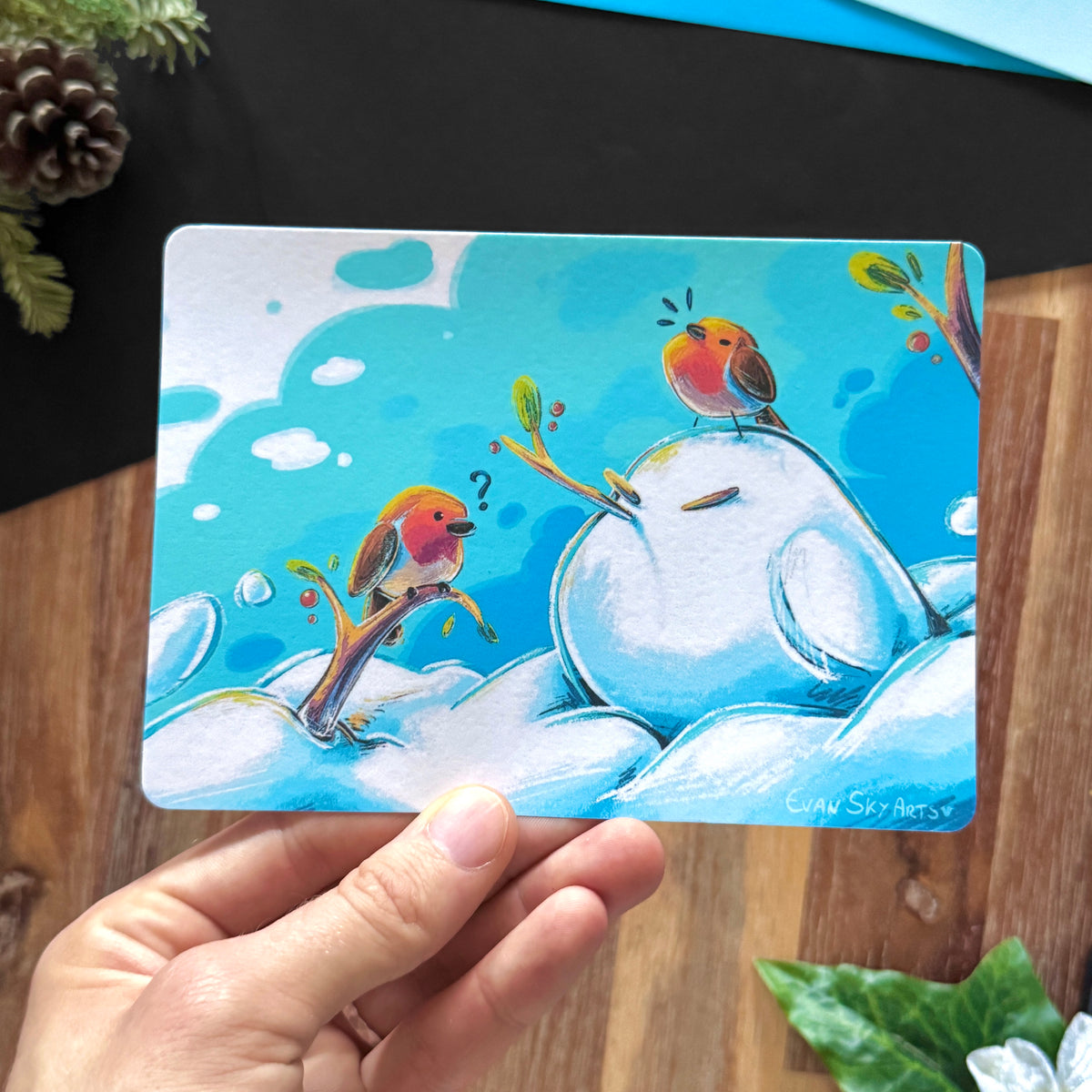 « Snowbird » Postcard
