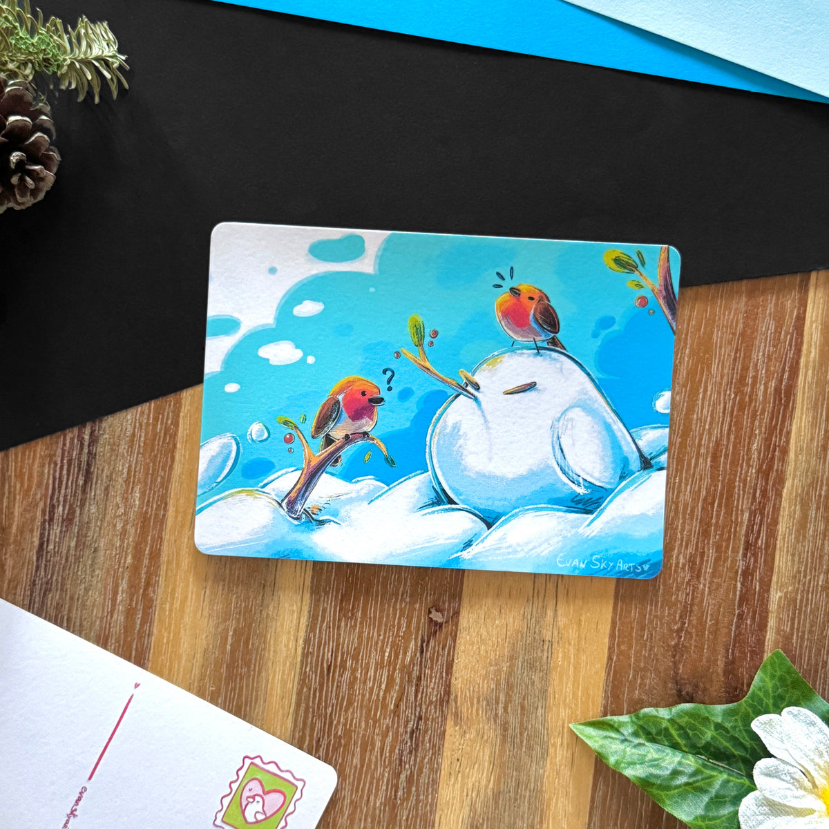 « Snowbird » Postcard