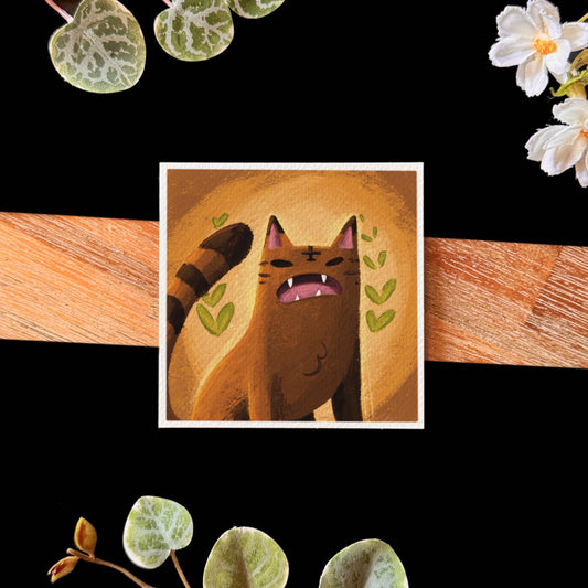 « Tabby Cat » Mini Print